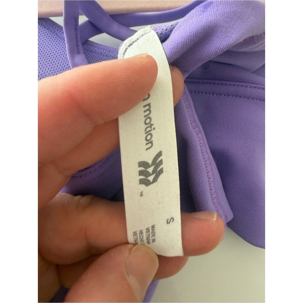 all in motion Lavender Crisscross Back Sports Bra - Picture 3 of 3